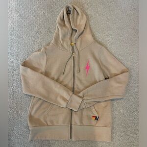 NWT Aviator Nation Lightning Bolt Zip Up (S) and Sweatpants (M)